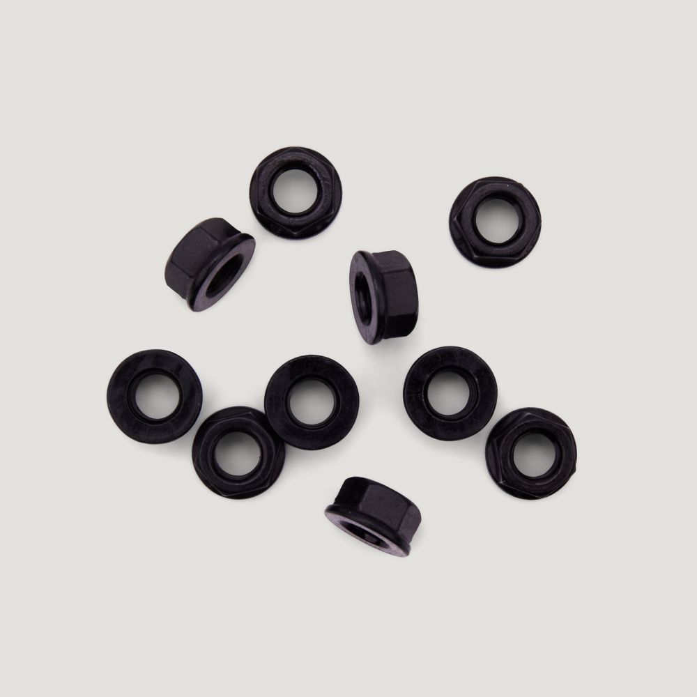 Kit: Fastener Custom: M8x1.0 Fine Thread Flanged Nut Quantity 10 (Ref: 241-00-053)